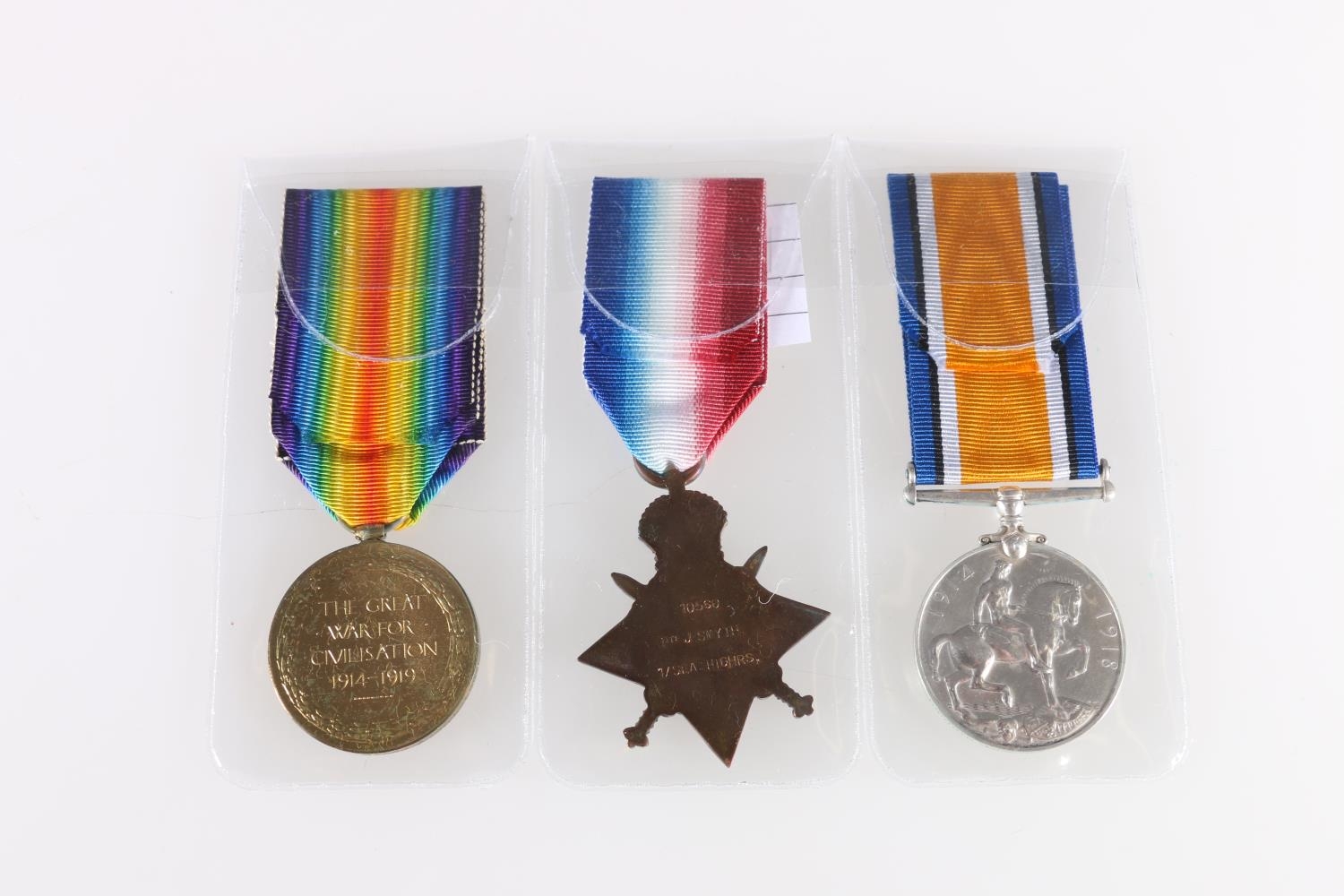 medals-of-10560-private-james-smyth-of-the-1st-battalion-seaforth
