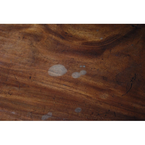 337 - George III mahogany bachelor's chest of four graduated drawers, on bracket feet, 84cm high, 86cm wid... 