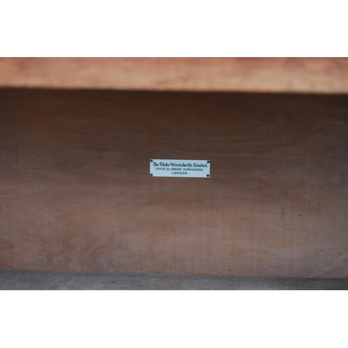 339 - Globe Wernicke oak stacking bookcase, with three glazed sections, on base, with label to each sectio... 