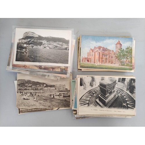 196 - Bag containing approximately 300 early 20th century postcards mostly of world topographical views su... 