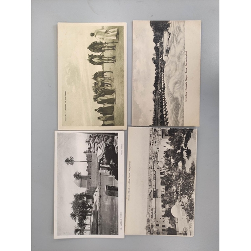 196 - Bag containing approximately 300 early 20th century postcards mostly of world topographical views su... 