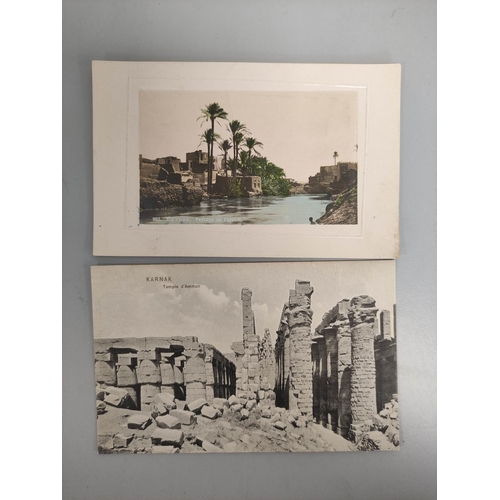 196 - Bag containing approximately 300 early 20th century postcards mostly of world topographical views su... 