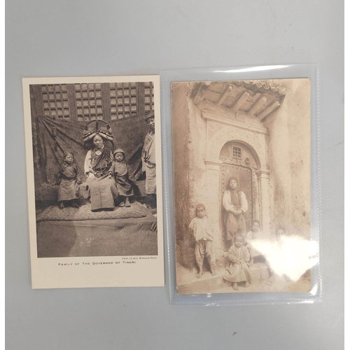 203 - Bag containing over 100 early 20th century postcards mostly of egyptian, Indian & middle eastern... 