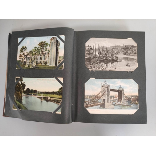 204 - Album containing over 300 early 20th century postcards mostly of British topographical views such as... 
