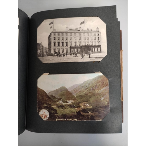 204 - Album containing over 300 early 20th century postcards mostly of British topographical views such as... 