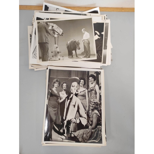 239 - Edward Joffe- Box containing a large quantity of production photographs and stills to include promot... 