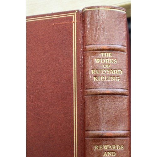 200 - KIPLING RUDYARD.  The Sussex Edition of the Complete Works in Prose & Verse. 35 vols. Ltd. ed. 4... 