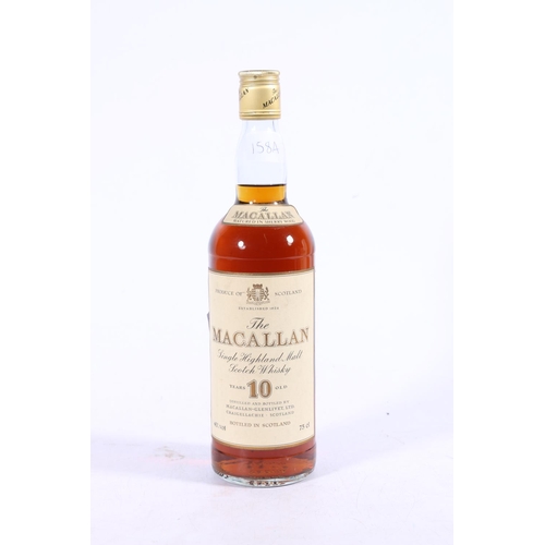 158A - THE MACALLAN 10 year old Highland single malt Scotch whisky, old style, 75cl vol. 40% abv.