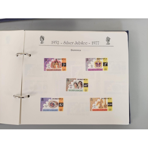 183 - Three postage stamp albums relating to Queen Elizabeth II Silver Jubilee 1977 to include British &am... 