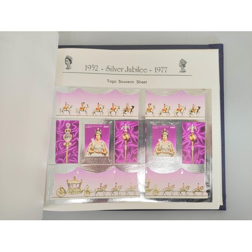 183 - Three postage stamp albums relating to Queen Elizabeth II Silver Jubilee 1977 to include British &am... 