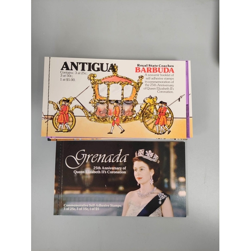 185 - Box containing a large quantity of postage stamps and albums relating to Royal commemorative events ... 