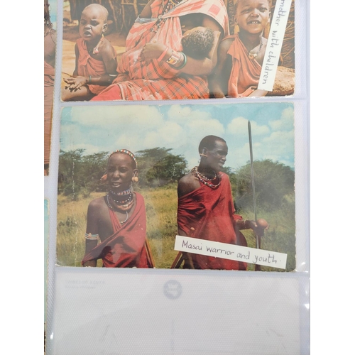 205 - Album of world postcards comprising of Middle Eastern, Egyptian, Asian & Ethnographic issues. To... 