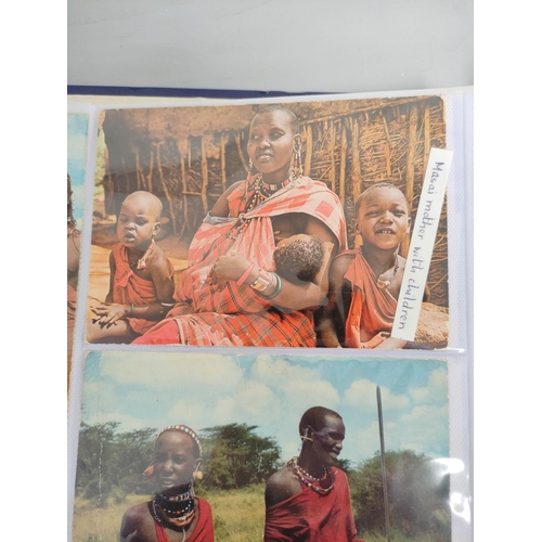 205 - Album of world postcards comprising of Middle Eastern, Egyptian, Asian & Ethnographic issues. To... 