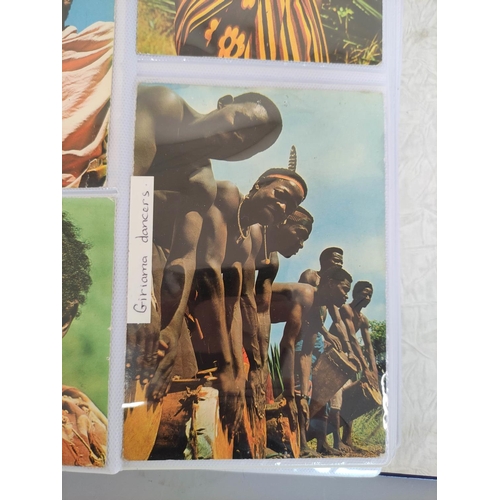 205 - Album of world postcards comprising of Middle Eastern, Egyptian, Asian & Ethnographic issues. To... 