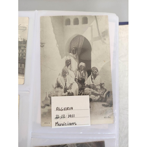 205 - Album of world postcards comprising of Middle Eastern, Egyptian, Asian & Ethnographic issues. To... 
