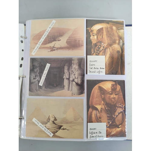 205 - Album of world postcards comprising of Middle Eastern, Egyptian, Asian & Ethnographic issues. To... 