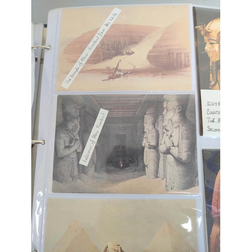 205 - Album of world postcards comprising of Middle Eastern, Egyptian, Asian & Ethnographic issues. To... 