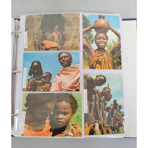 205 - Album of world postcards comprising of Middle Eastern, Egyptian, Asian & Ethnographic issues. To... 