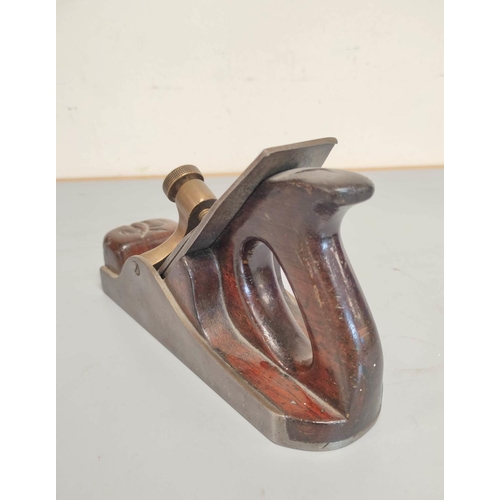 222 - Two early 20th century woodworking smoothing planes. One by W Marples & Sons Hibernia with steel... 