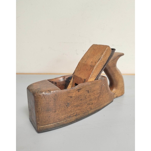 222 - Two early 20th century woodworking smoothing planes. One by W Marples & Sons Hibernia with steel... 