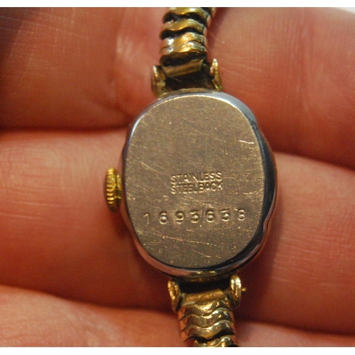 34 - Lady's Rolex rolled gold bracelet watch.