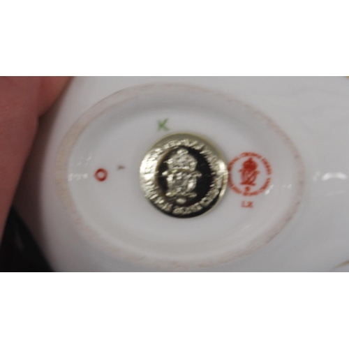 180 - Four Royal Crown Derby paperweights modelled as an owl, pig, bird and a fox, stopper to the undersid... 