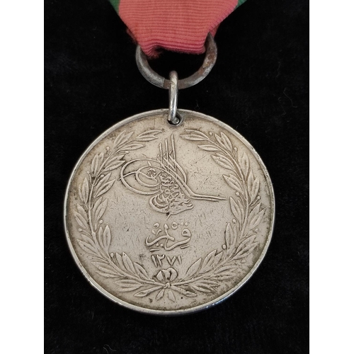 143 - Crimea War- Medal pair to include an 1854 Crimea medal with Sebastopol clasp officially impressed an... 