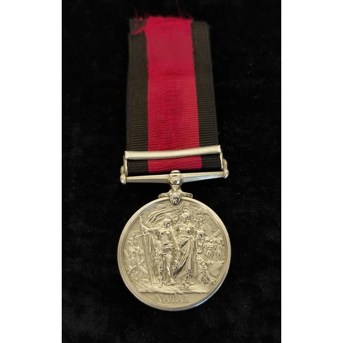 147 - Edwardian Natal- 1906 Natal Medal with clasp awarded to PTE M.Cherry Durban Light Infantry with acco... 