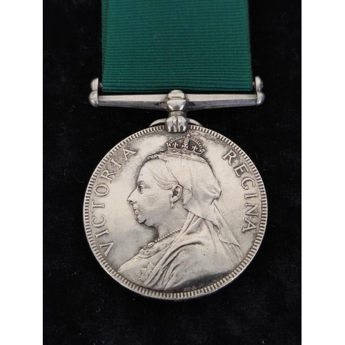 148 - Victorian & Edwardian- Medals to include an 1894 Volunteer Long Service Medal awarded to Pte G S... 