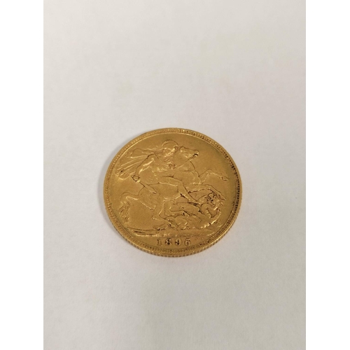 81 - Great Britain. Victoria 1895 full gold sovereign.