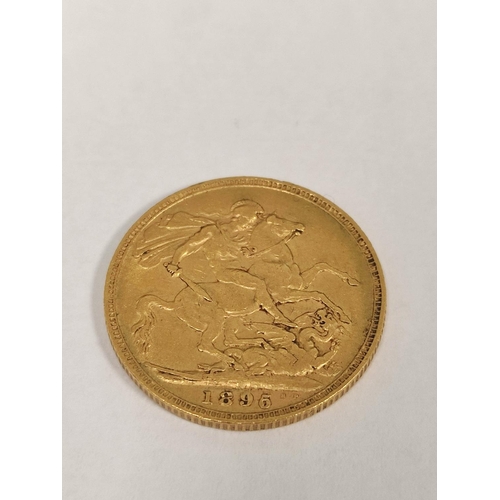 81 - Great Britain. Victoria 1895 full gold sovereign.