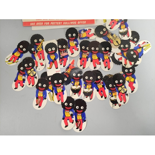 215 - Robertson's Preserves: Quantity of vintage paper Golliwog tokens and six paper forms. Approximately ... 