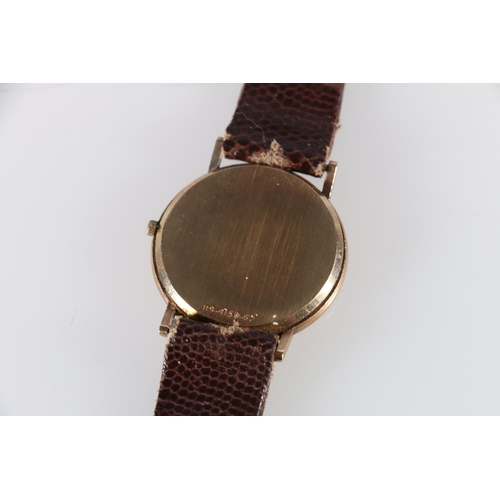 90T - Gents 9ct gold cased Eterna wristwatch.