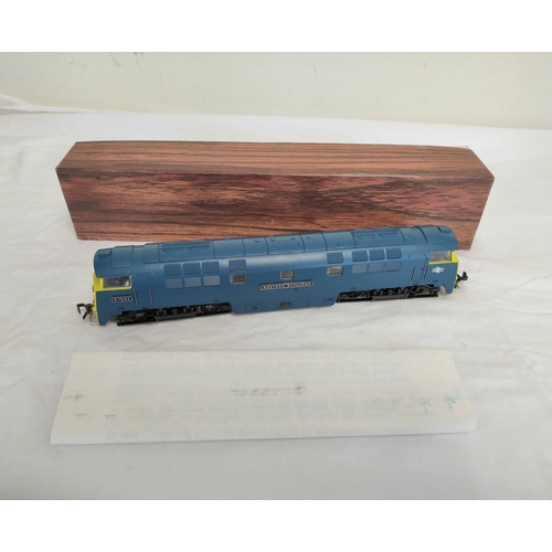 65 - Liliput / Trix Trains. Two boxed 00 gauge model trains comprising a British Rail D1002 