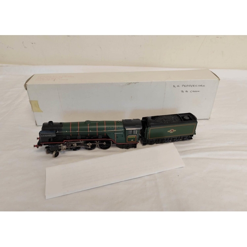 66 - Liliput / Trix Trains. Two boxed 00 gauge model trains comprising of an A4 class 