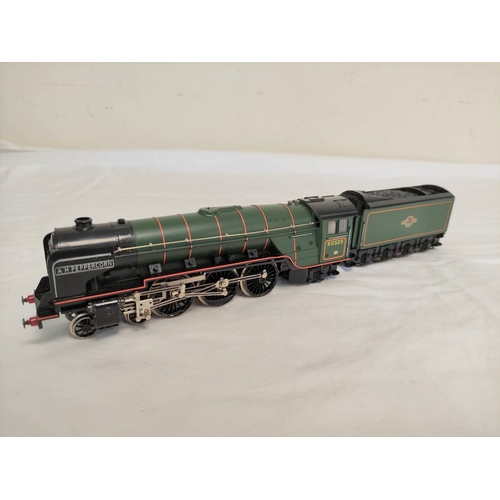 66 - Liliput / Trix Trains. Two boxed 00 gauge model trains comprising of an A4 class 