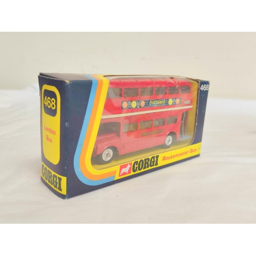 21 - Corgi Toys- Collection of ten Corgi boxed model vehicles to include no 468 Routemaster Bus, no 438 L... 