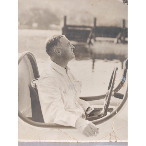 233 - Sir Malcolm Campbell (1885-1948). Signed 30x25cm photograph of motor racing legend Sir Malcolm Campb... 