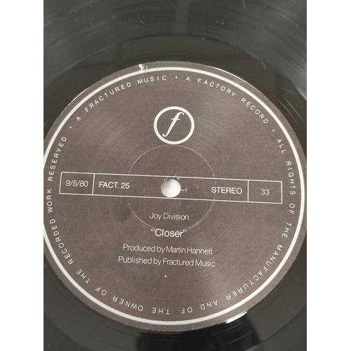 Joy Division Closer matrix Old Blue? Fact 25 A-1 and Fact 25 B-1.