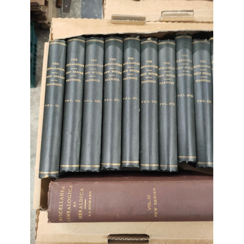 151 - HARWOOD H. W. F.&nbsp;&nbsp;The Genealogist, A Quarterly Magazine. New Series, vols. 11 to 20. Illus... 