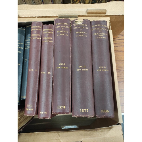 151 - HARWOOD H. W. F.&nbsp;&nbsp;The Genealogist, A Quarterly Magazine. New Series, vols. 11 to 20. Illus... 