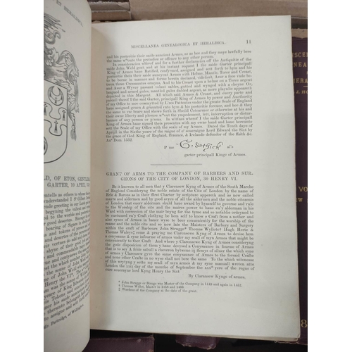 151 - HARWOOD H. W. F.&nbsp;&nbsp;The Genealogist, A Quarterly Magazine. New Series, vols. 11 to 20. Illus... 