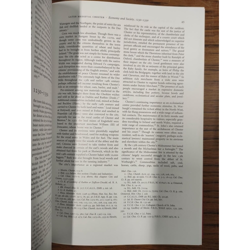 154 - HARRIS B. E. (Ed).  Victoria History of the County of Chester. Vols. 1 to 3. Illus. Quarto. Orig. re... 
