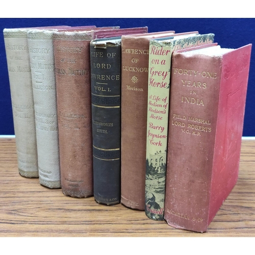 162 - MALLESON COL. G. B.  History of the Indian Mutiny. 2 vols. Fldg. plans as called for. Orig. purple c... 