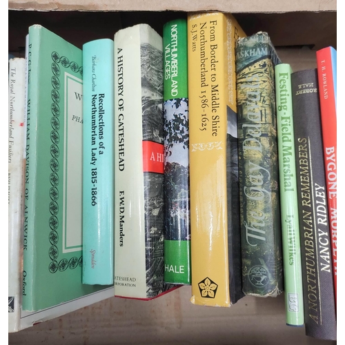 179 - Northumberland.&nbsp;&nbsp;A carton of various vols., biography & history, mainly in d.w's.... 
