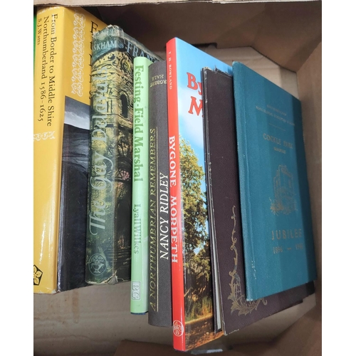 179 - Northumberland.&nbsp;&nbsp;A carton of various vols., biography & history, mainly in d.w's.... 
