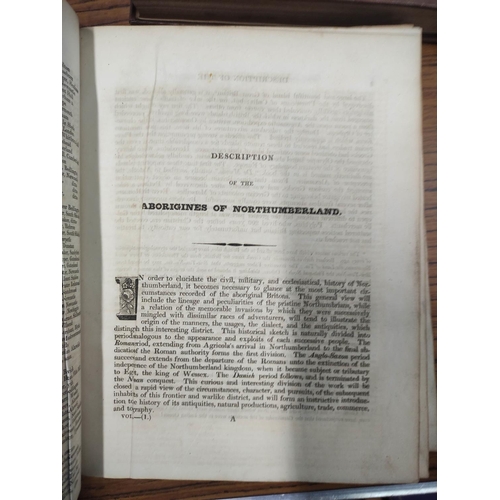 183 - MACKENZIE E.  An Historical Topographical & Descriptive View of the County of Northumberland. 2 ... 