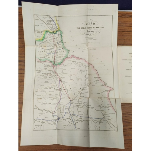 187 - STOREY THOMAS.  Report on the Great North of England Railway, Connecting Leeds & York with Newca... 