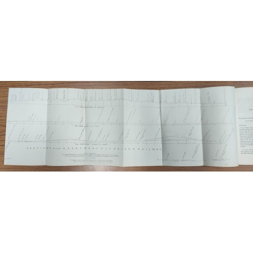 187 - STOREY THOMAS.  Report on the Great North of England Railway, Connecting Leeds & York with Newca... 