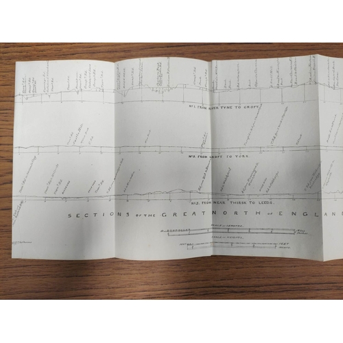 187 - STOREY THOMAS.  Report on the Great North of England Railway, Connecting Leeds & York with Newca... 